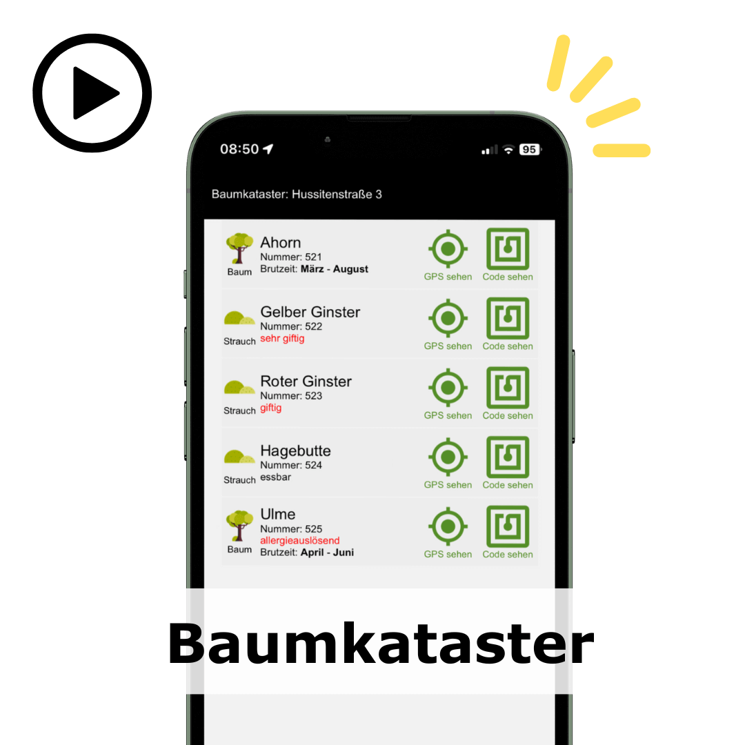 Hausmeister Software WAIOX Baumkataster